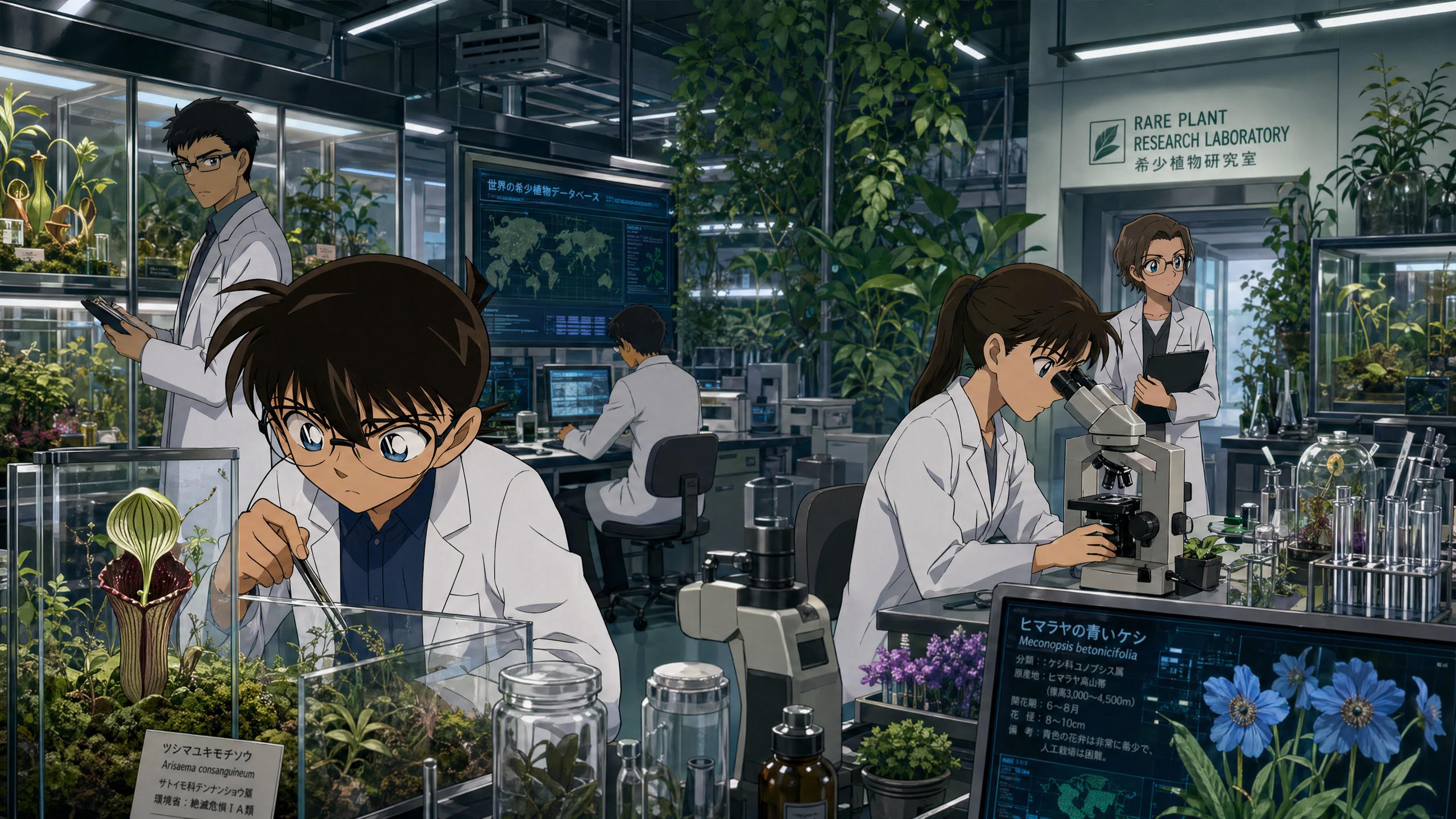 黄色仓库植物视频-植物实验室